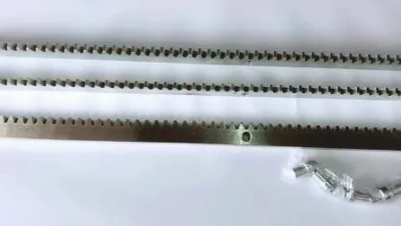 高品質スチールギアラック自動スライドゲートモーターラックとピニオン